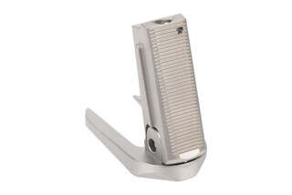 Nighthawk Custom 1911 Officer Mainspring Housing is serrated and machined from stainless steel